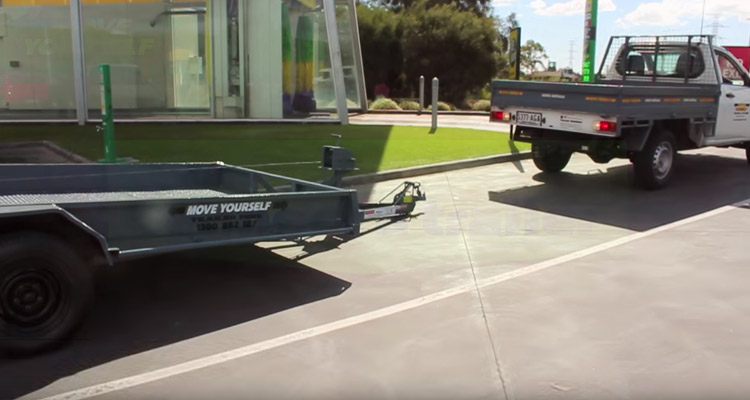Car Reversing To Trailer